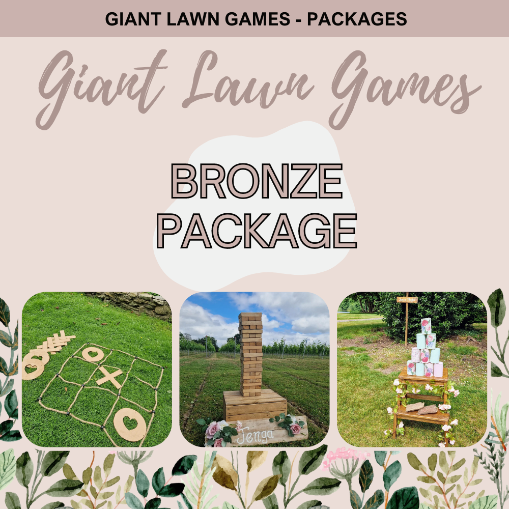 Giant lawn games - Bronze package