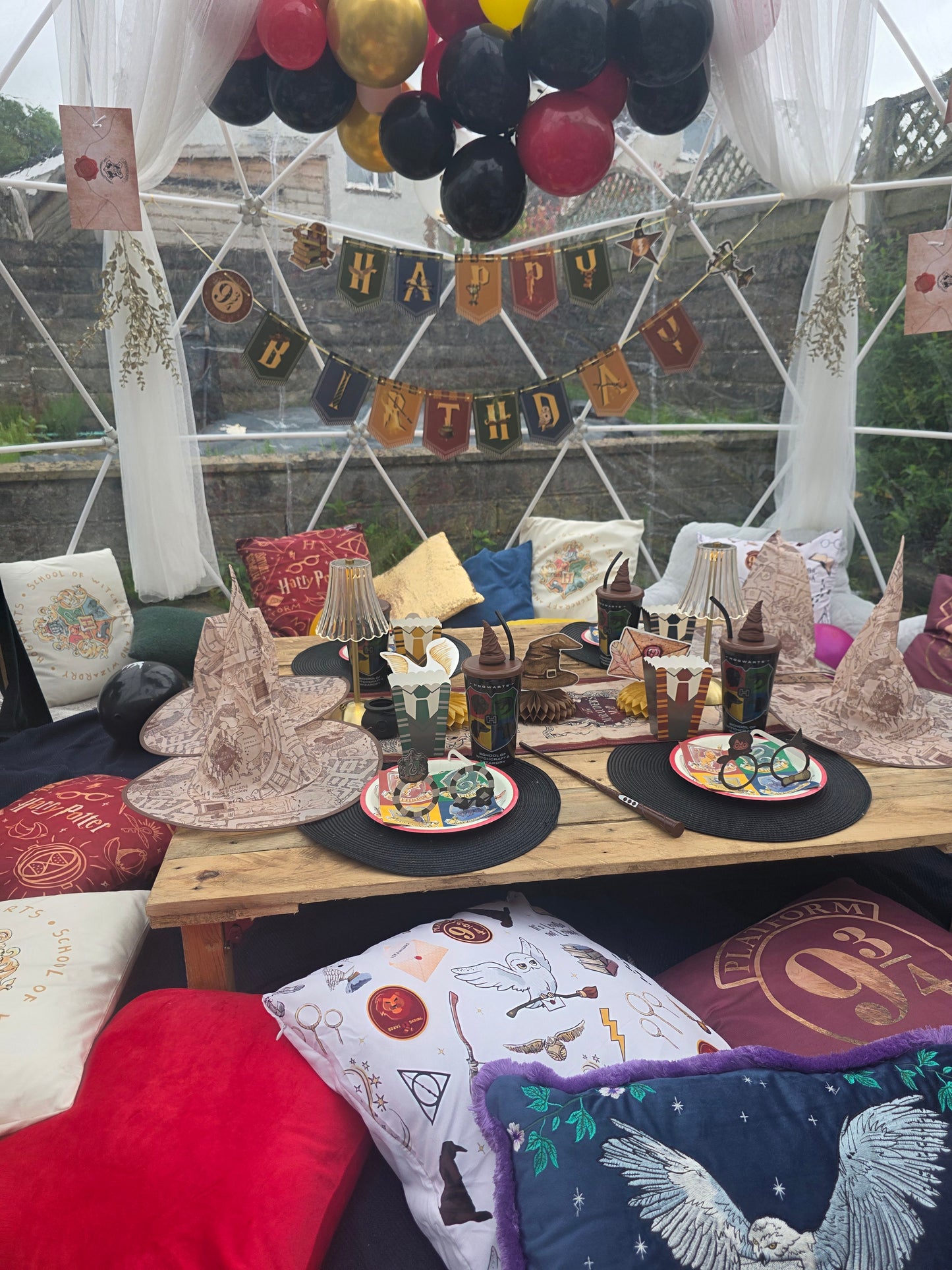 Harry Potter Luxury Igloo Geo-Dome Hire South Wales - Sleepover party