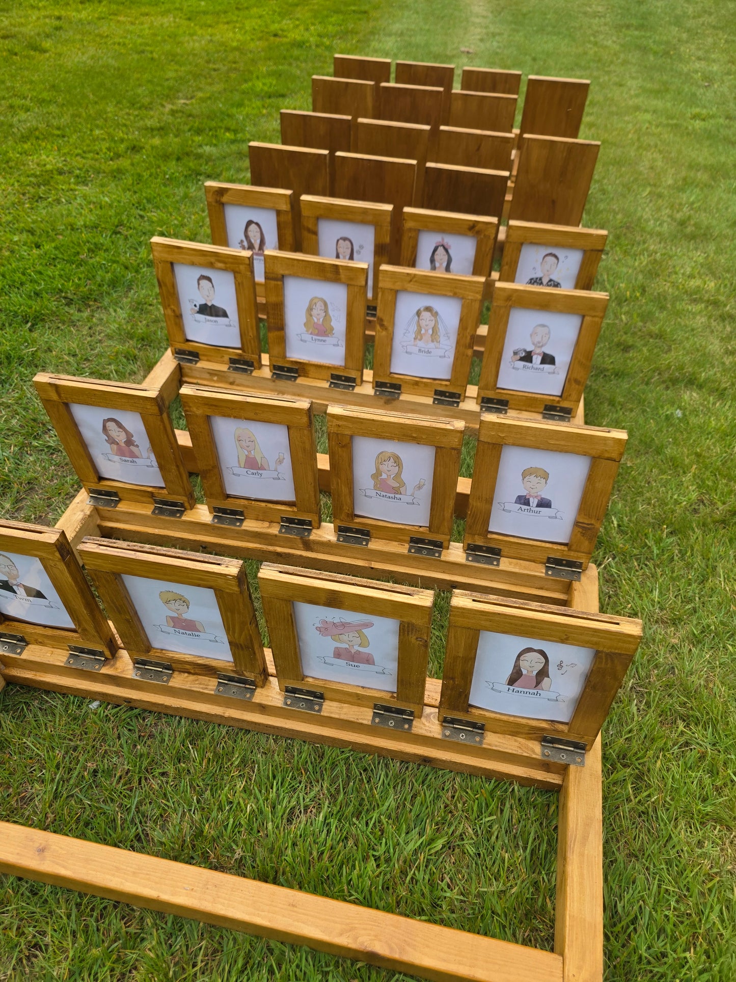 Guest Who illustrated experience - Giant Guess Who illustrated Personalised Game Event, Wedding & Party Hire