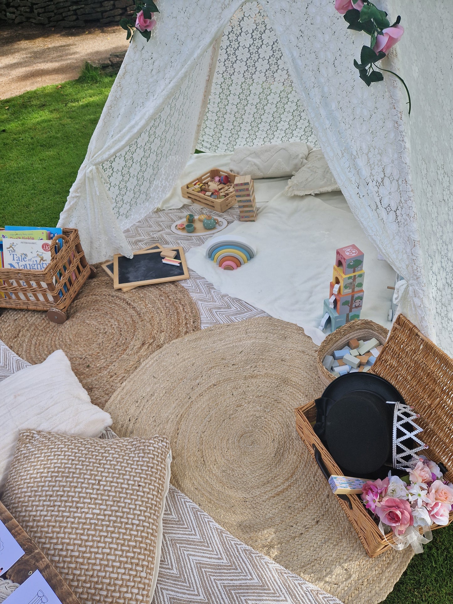VIP Childrens Tepee Entertainment Corner Party, Wedding & Event Hire