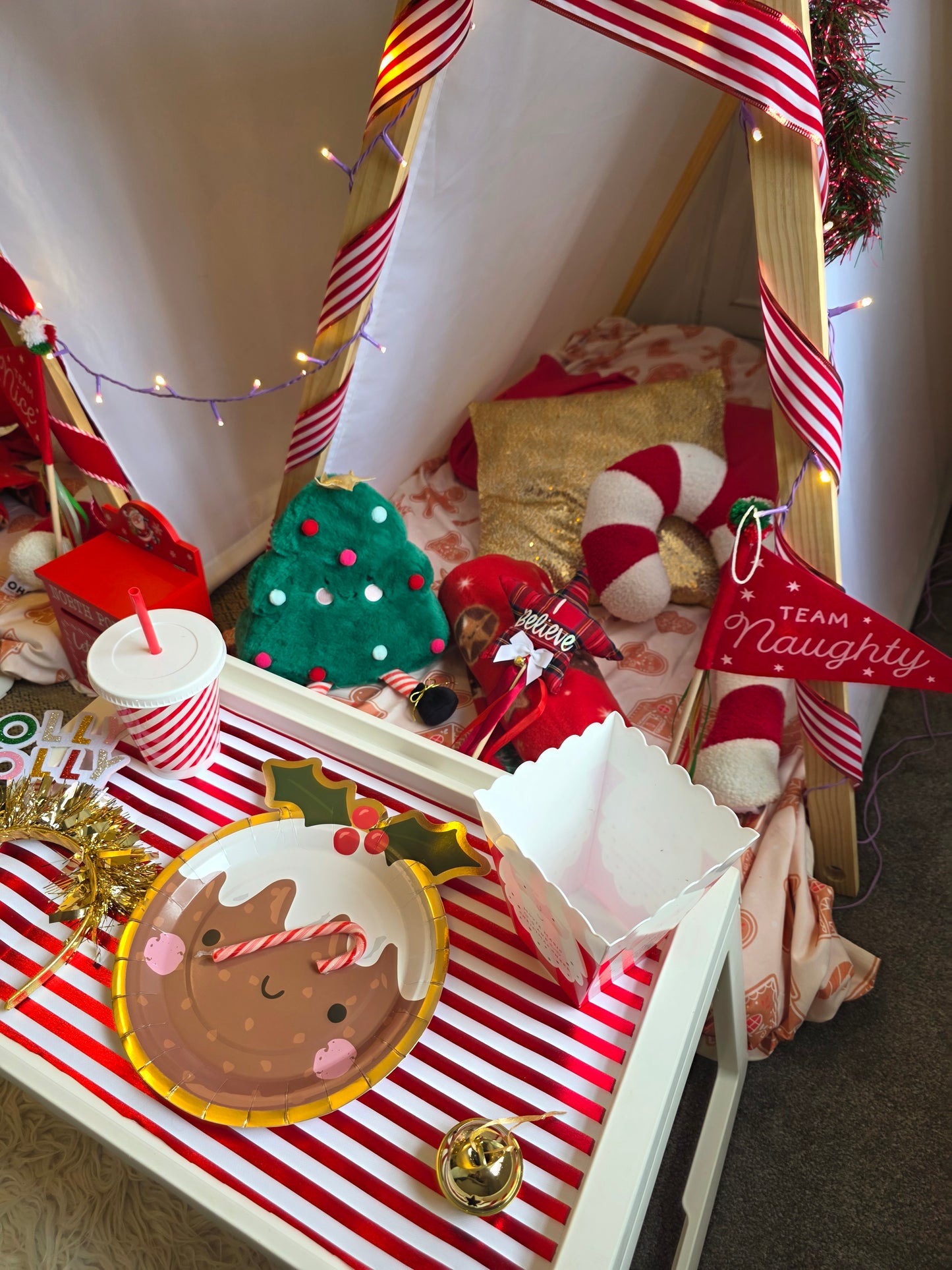 Magical Christmas Tepee sleepover party package