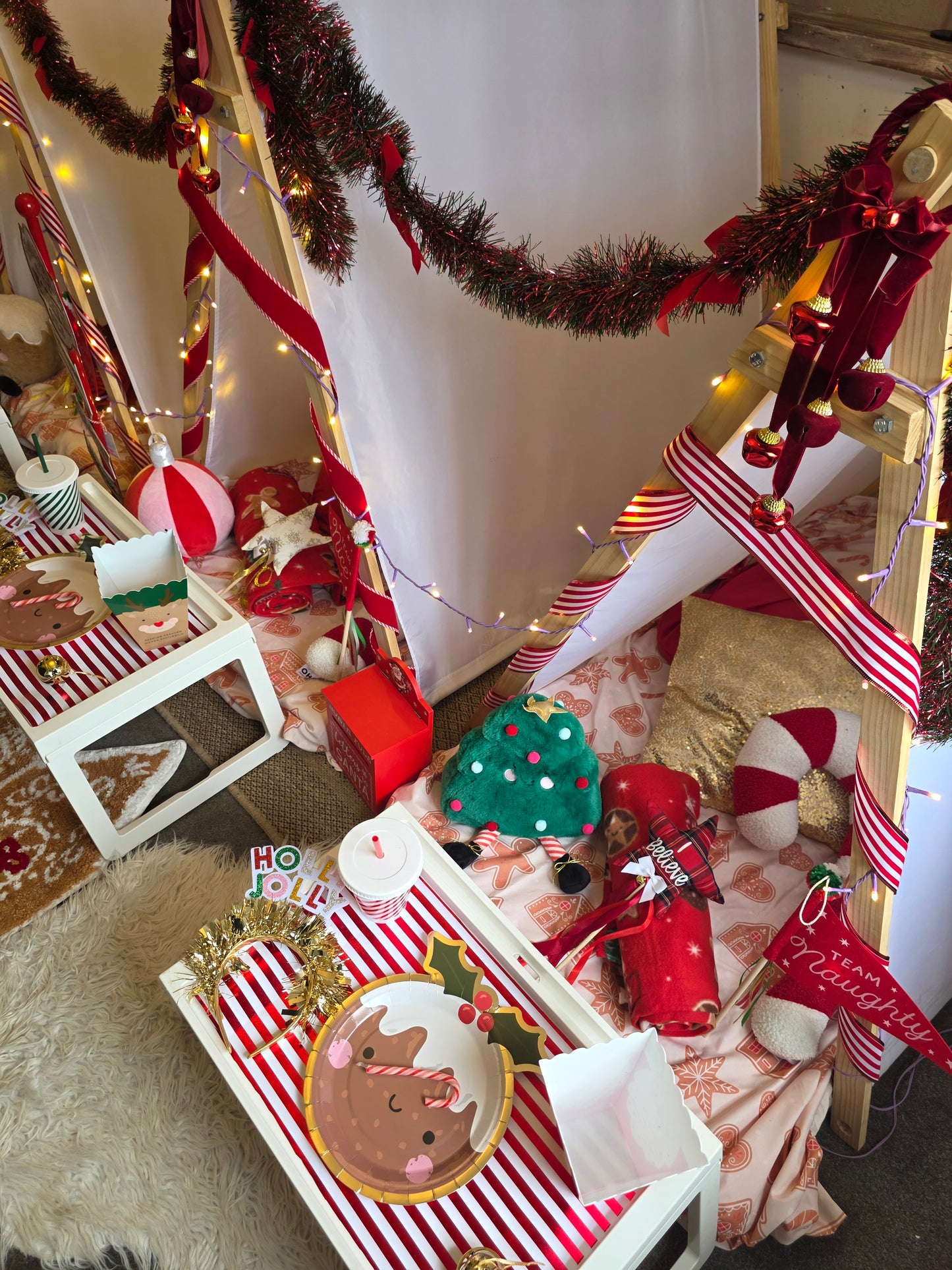 Magical Christmas Tepee sleepover party package