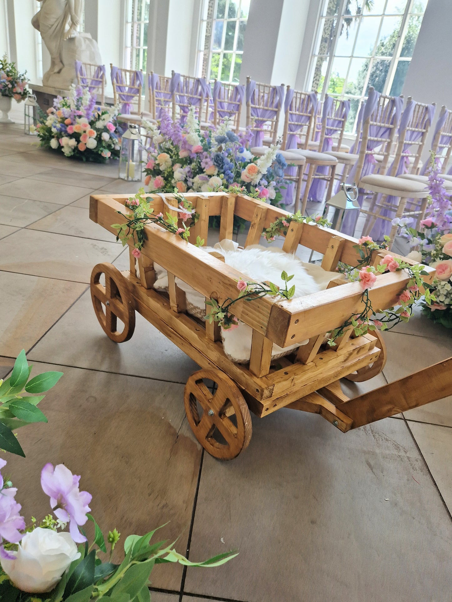 Wedding Wagon, children's mini cart, dog wagon for weddings and events