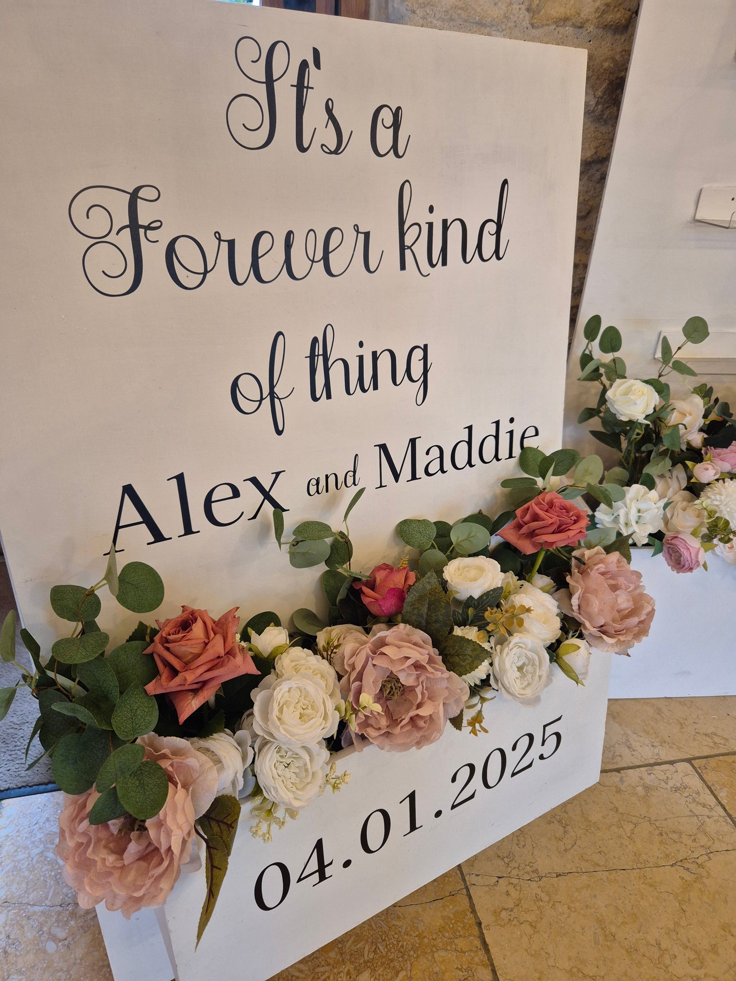 Signage Offer Package: Event, Wedding, Party Hire seating plan & welcome sign