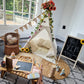 Children's Tepee Entertainment Corner for Party or Event Hire