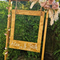 Giant Wooden Photo Prop Frame