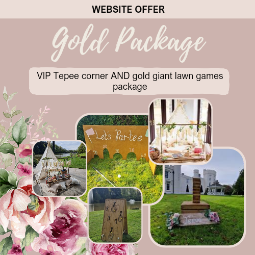 GOLD offer Package: Event, Wedding, Party Hire Games & Entertainment
