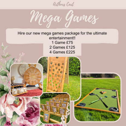 The Mega Games Package for Wedding, Events & Party Hire