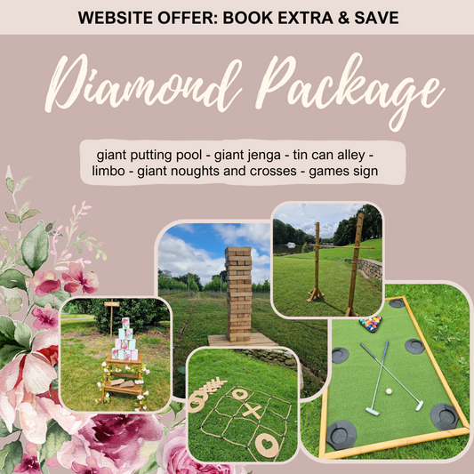 DIAMOND Offer Package: Event, Wedding, Party Hire Games & Entertainment