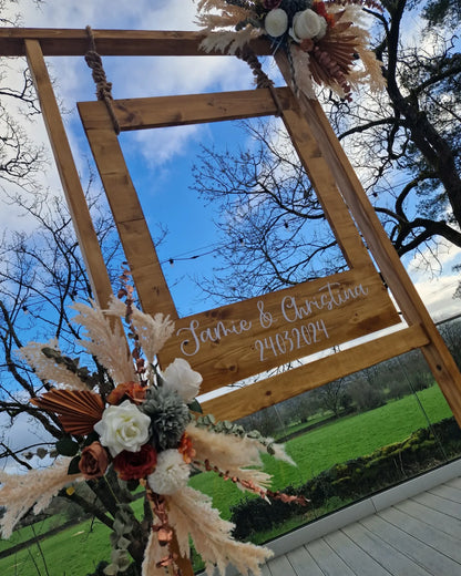 Giant Wooden Photo Prop Frame