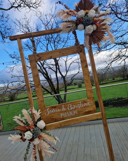 Giant Wooden Photo Prop Frame