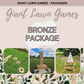 Giant lawn games - Bronze package