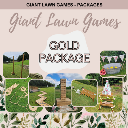 Giant lawn games - Gold package