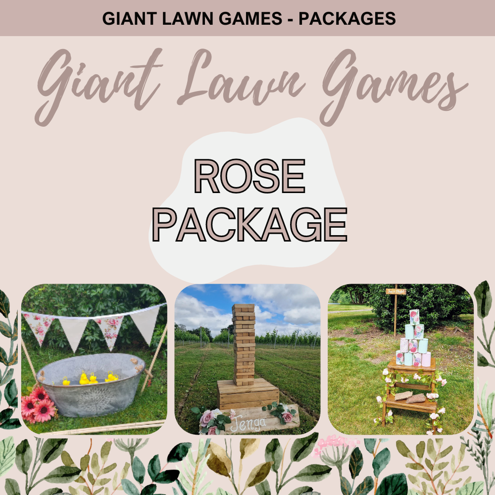 Giant Lawn Games - Rose Package