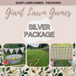 Giant lawn games - Silver package