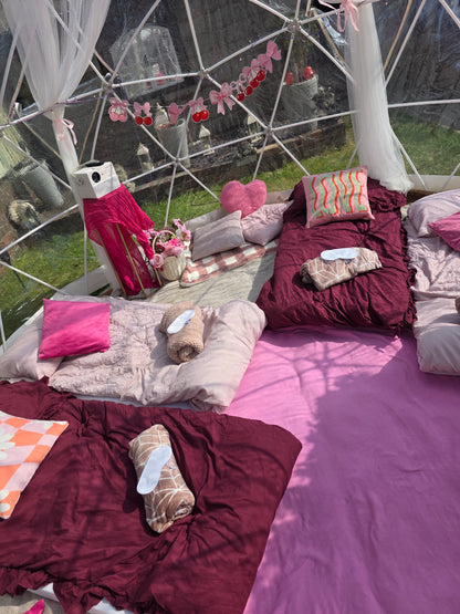Very Cherry Luxury Igloo Geo-Dome Hire South Wales - Sleepover party