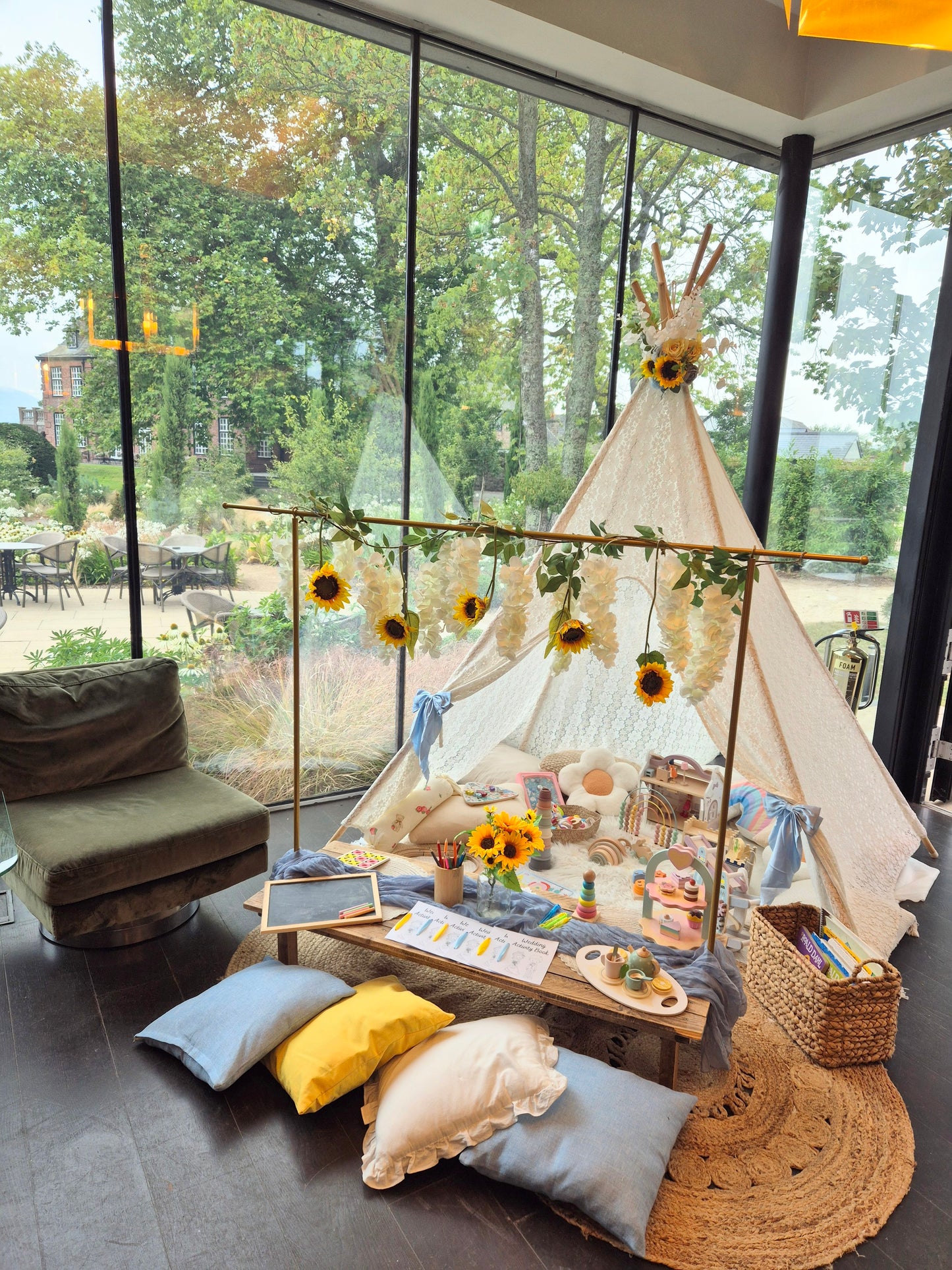 VIP Childrens Tepee Entertainment Corner Party, Wedding & Event Hire