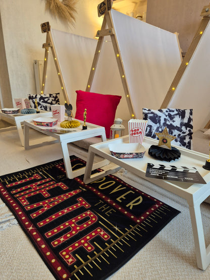 Movie night indoor Tepee sleepover party package