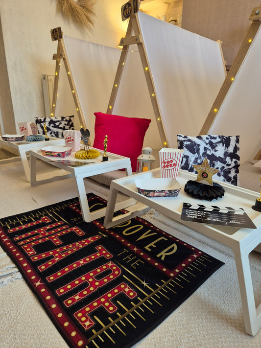 Movie night indoor Tepee sleepover party package