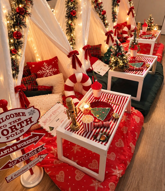 Magical Christmas Tepee sleepover party package