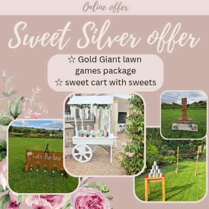 SWEET SILVER offer Package: Event, Wedding, Party Hire Games & Entertainment