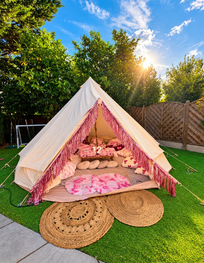 Luxury Bell Tent Sleepover Cinema Hire South Wales - Sleepover party