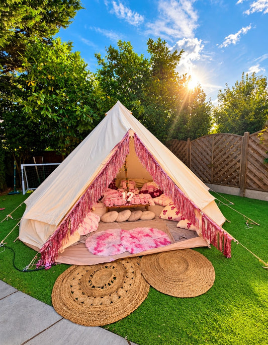 Luxury Bell Tent Sleepover Cinema Hire South Wales - Sleepover party