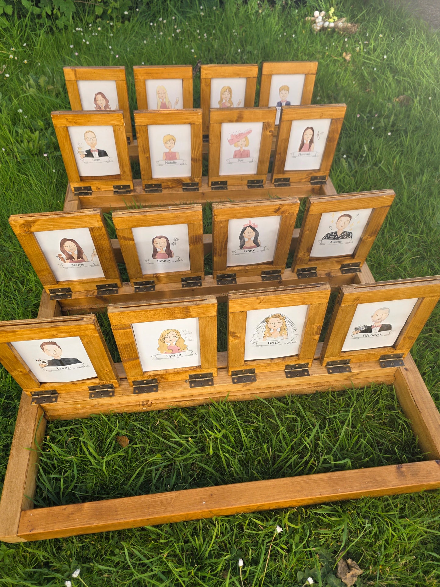Guest Who illustrated experience - Giant Guess Who illustrated Personalised Game Event, Wedding & Party Hire