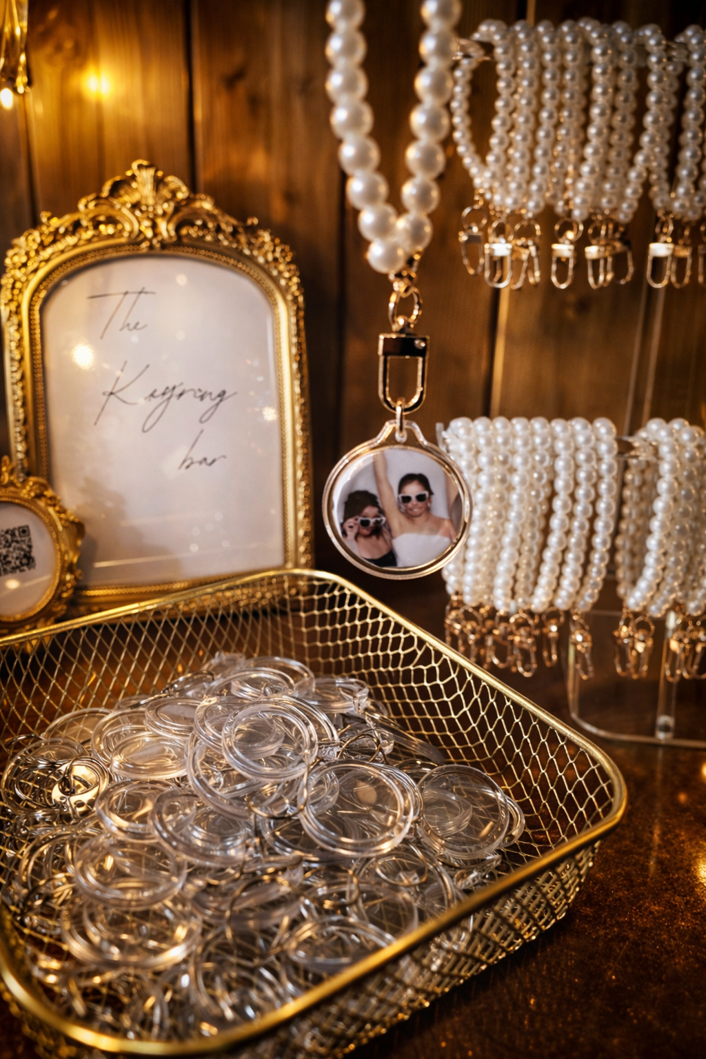 The Keyring bar, Diy keyring favour station- Wedding, Party Event Hire