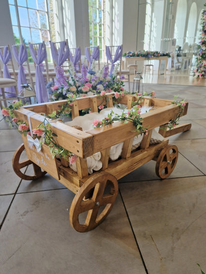 Wedding Wagon, children's mini cart, dog wagon for weddings and events