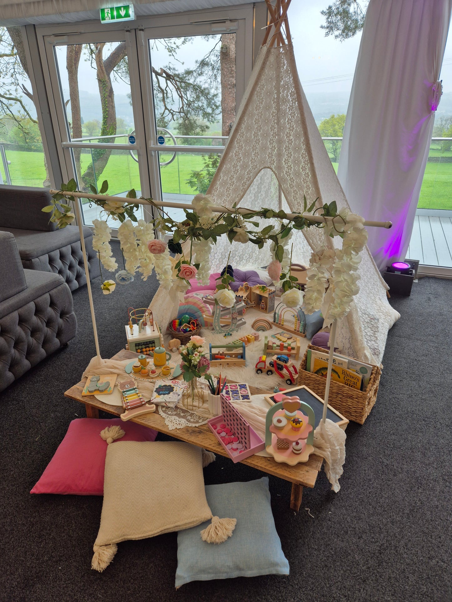 VIP Childrens Tepee Entertainment Corner Party, Wedding & Event Hire