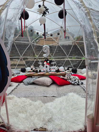 Luxury Igloo Geo-Dome Hire South Wales - Fully Dressed to your theme