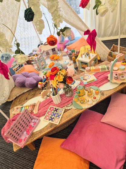 VIP Childrens Tepee Entertainment Corner Party, Wedding & Event Hire