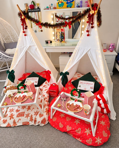 Magical Christmas Tepee sleepover party package