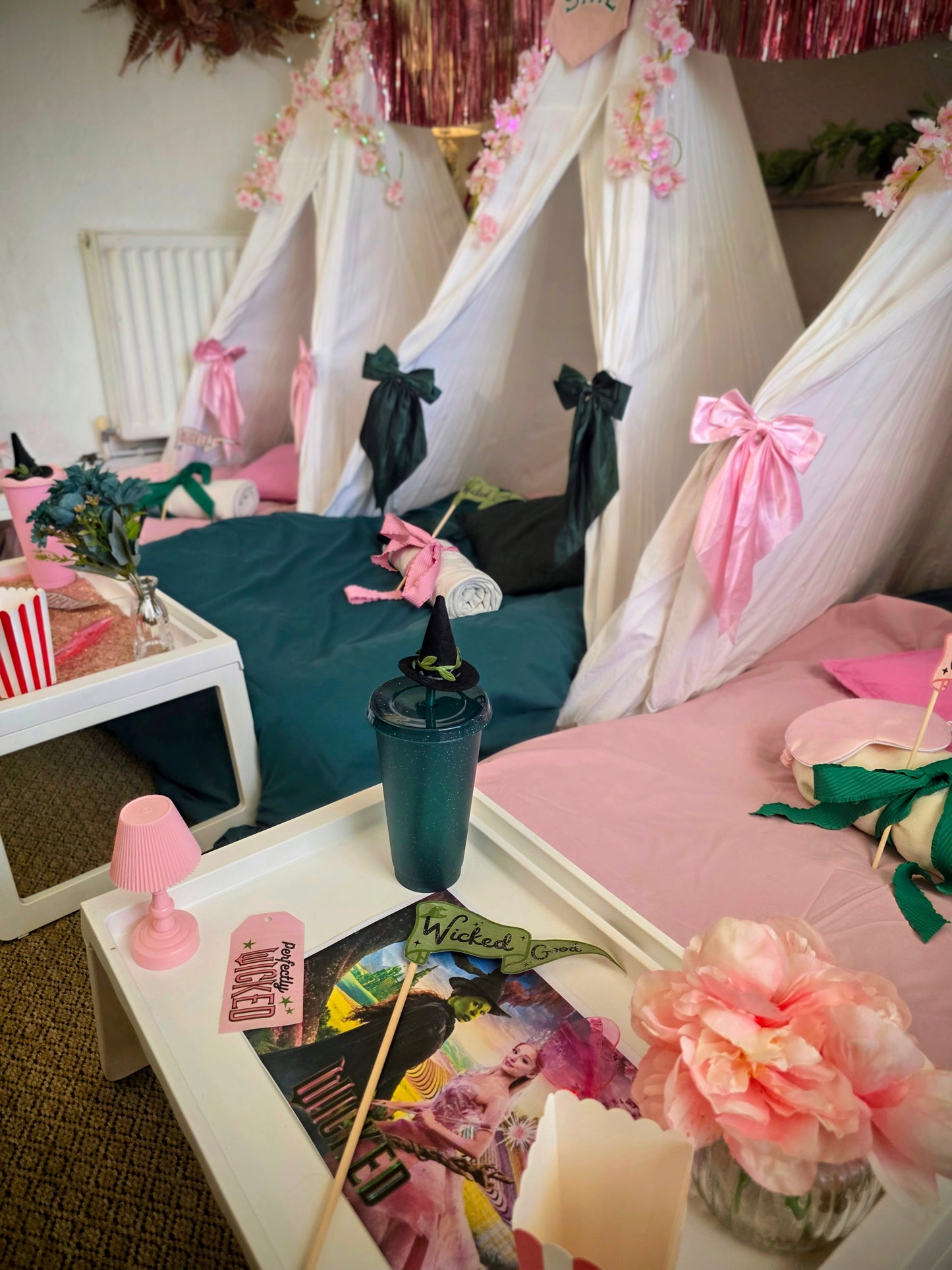 WICKED theme Indoor Tepee sleepover party package