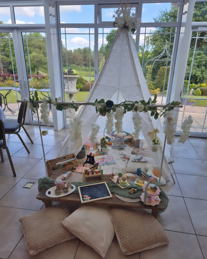 VIP Childrens Tepee Entertainment Corner Party, Wedding & Event Hire