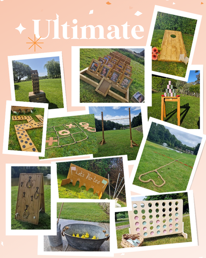 The Ultimate Games Package for Wedding, Events & Party Hire