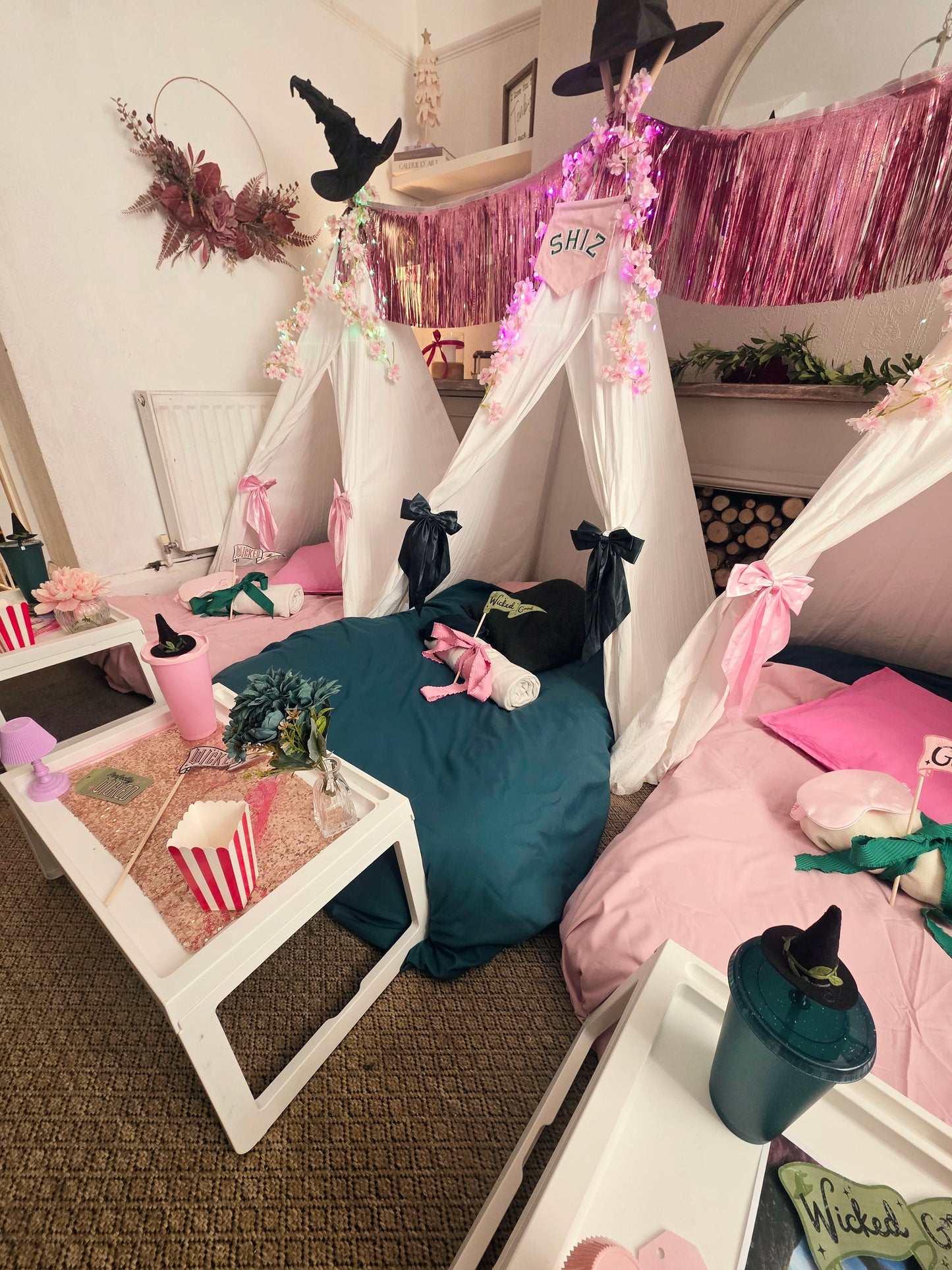 WICKED theme Indoor Tepee sleepover party package
