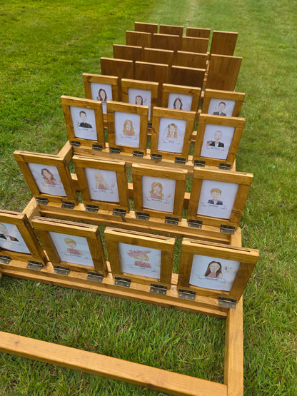 Guest Who illustrated experience - Giant Guess Who illustrated Personalised Game Event, Wedding & Party Hire