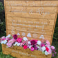 Signage Collection Package: Event, Wedding, Party Hire seating plan, welcome sign and order of the day sign