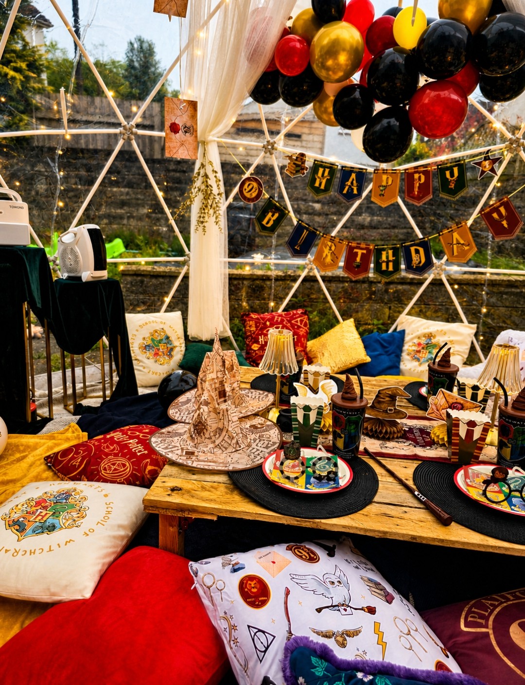 Harry Potter Luxury Igloo Geo-Dome Hire South Wales - Sleepover party