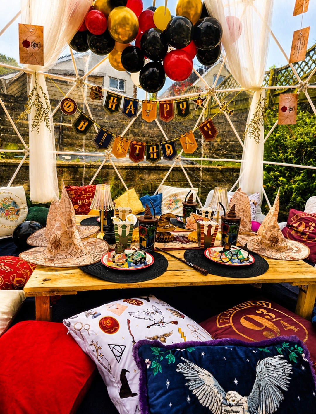 Harry Potter Luxury Igloo Geo-Dome Hire South Wales - Sleepover party