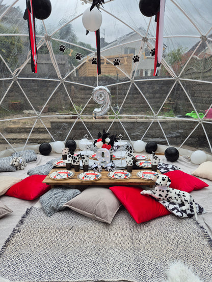 Luxury Igloo Geo-Dome Hire South Wales - Fully Dressed to your theme