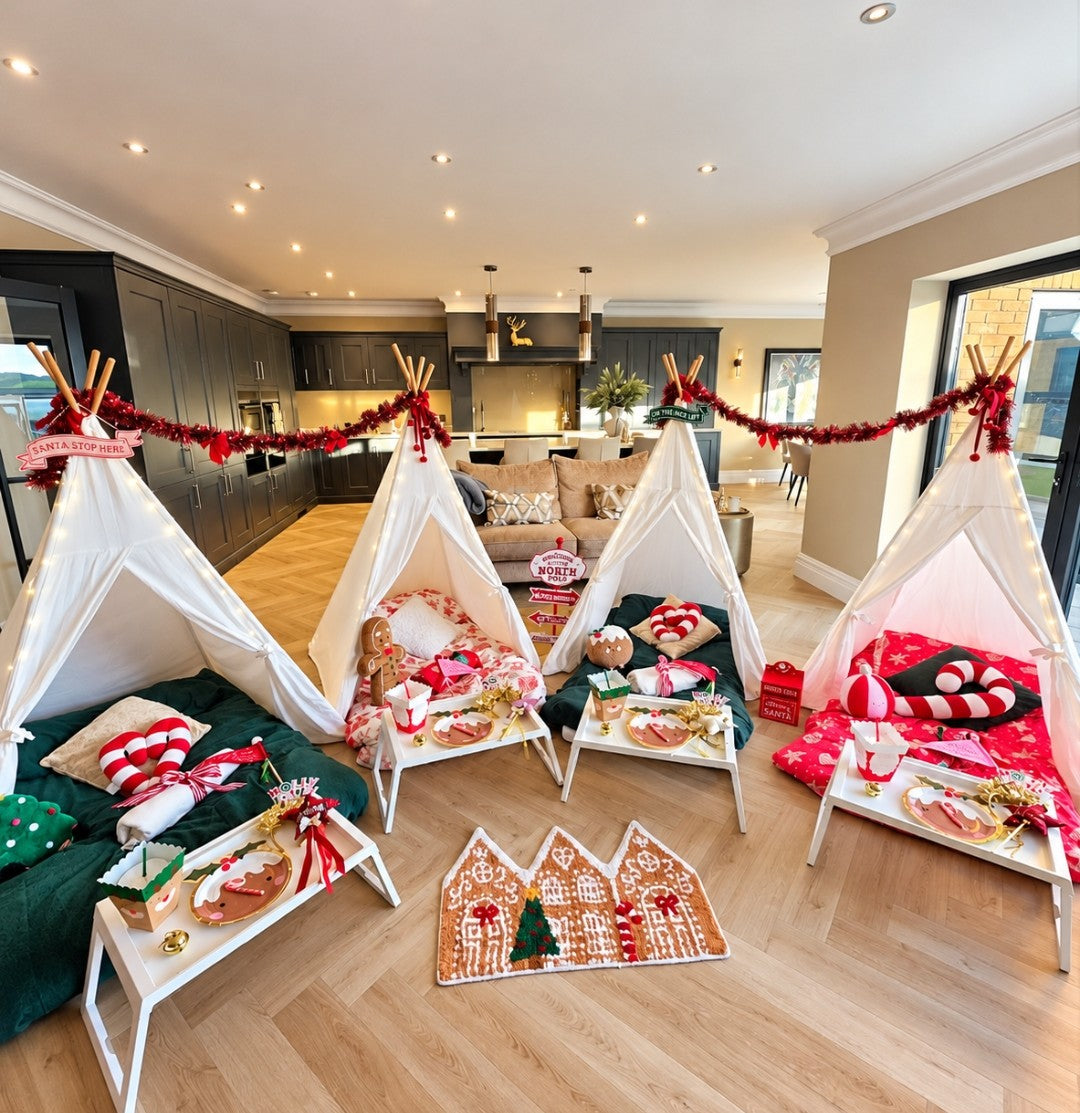 Magical Christmas Tepee sleepover party package