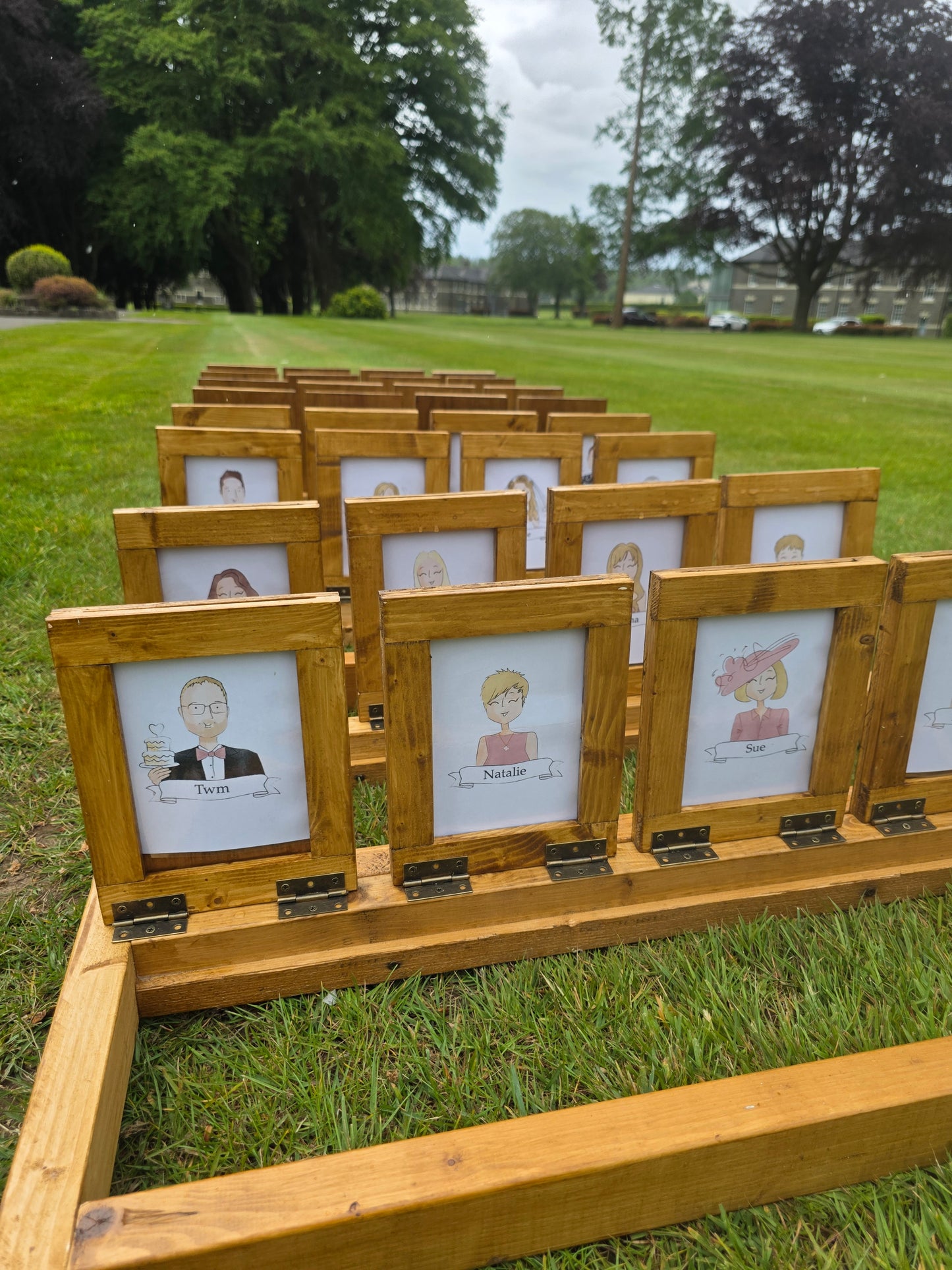 Guest Who illustrated experience - Giant Guess Who illustrated Personalised Game Event, Wedding & Party Hire