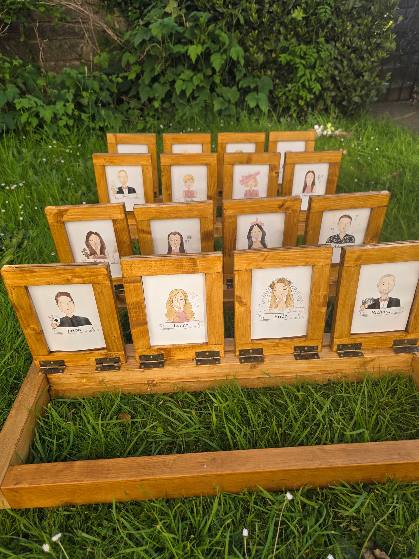 Guest Who illustrated experience - Giant Guess Who illustrated Personalised Game Event, Wedding & Party Hire