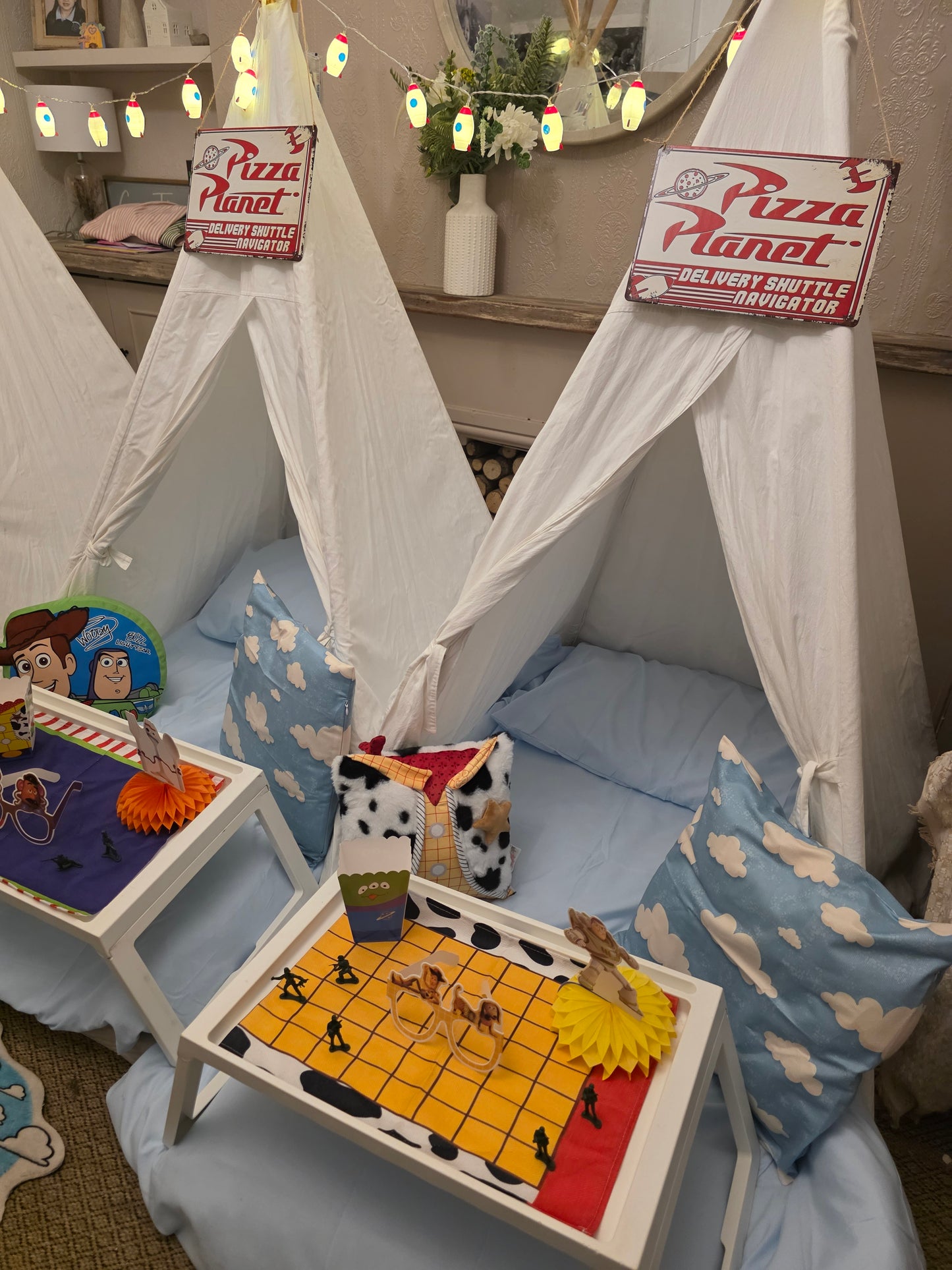 ToyStory theme Indoor Tepee sleepover party package