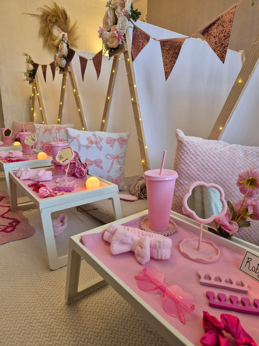 Pamper Slumber indoor Tepee sleepover party package