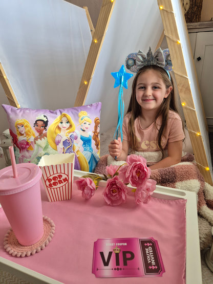 Princess indoor Tepee sleepover party package
