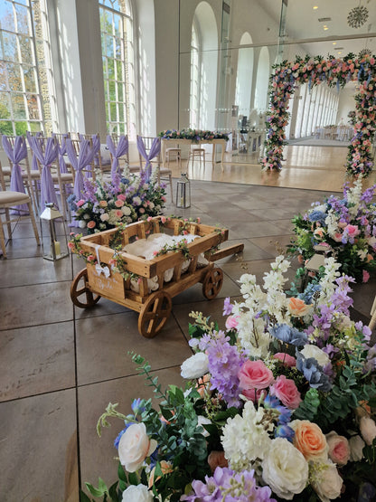 Wedding Wagon, children's mini cart, dog wagon for weddings and events